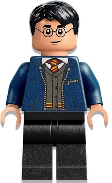 LEGO hp346 Harry Potter - Dark Blue Open Jacket over Gryffindor Cardigan N