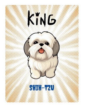 Tabliczka dekoracyjna Bertoni: King Shih-Tzu
