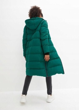 Зеленая зимняя куртка 54