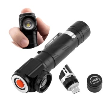 УГЛОВОЙ ТАКТИЧЕСКИЙ ФОНАРЬ ZOOM USB LC9