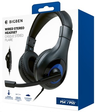 Headset BigBen PS5HEADSETV1 PS4 czarny
