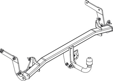 NOVÝ ZAŘÍZENÍ(HÁK) TÁŽNÝ DO PEUGEOT 5008 II SUV 05.2017- F48 AUTO-HAK 2000 KG
