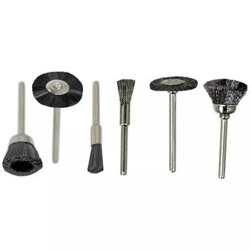 Zestaw do czyszczenia polerowania na wiertarkę 12 sztuk kamienie szczotki