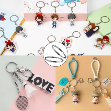 Брелок, брелок, кольцо, брелок для ключей 24мм / 100 шт.