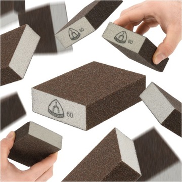 Шлифовальный блок Sponge Cube наждачная бумага 60