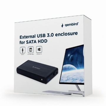 Корпус дисковый GEMBIRD EE3-U3S-3