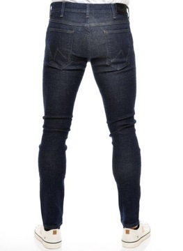 WRANGLER spodnie SKINNY navy jeans BRYSON W27 L32