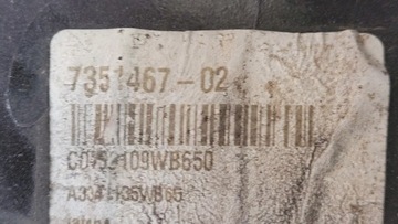 BMW F01 F02 FACELIFT VRSTVA POKLICE ZRCÁTKO LEVÝ