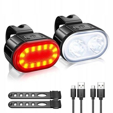 Oświetlenie rowerowe LOGIT SYGNAŁ ŚWIATŁO