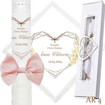 КРЕЩЕННАЯ СВЕЧА КОРОБКА ДЛЯ ОДЕЖДЫ ДЛЯ КРЕЩЕНИЯ