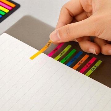 5 стикеров. Маркер страницы для заметок.