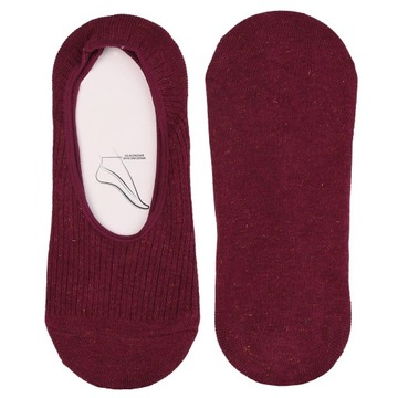 3x Členkové Ponožky Dámske Nízke Ponožky Rebrované Balerínky MORAJ 38-41