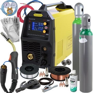 Spawarka migomat MAGNUM MIG 200 Dual Puls 3w1 200A