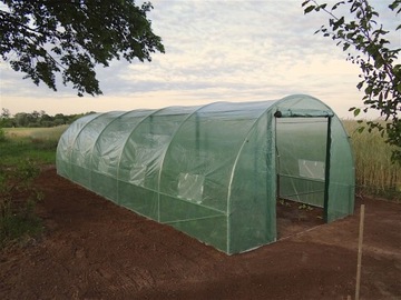 Szklarnia Foliowa TUNEL FOLIOWY Ogrodowy 3x8 24m2 MOCNY FOLIAK