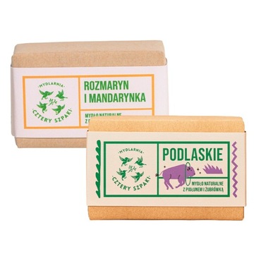 CZTERY SZPAKI Mydło POZMARYN + PODLASKIE zestaw
