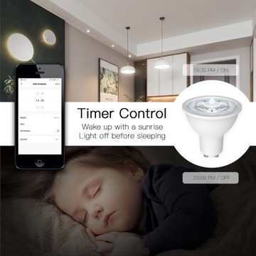 Светодиодная лампа RGB GU10 ZigBee TUYA SMART LIFE 3шт.