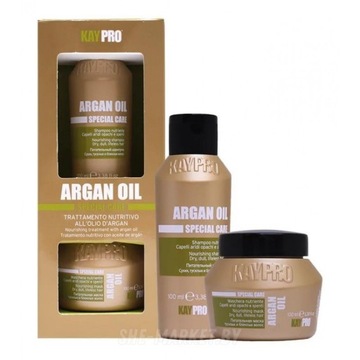 KayPro Argan Oil Szampon 100 ml +Maska 100 ml