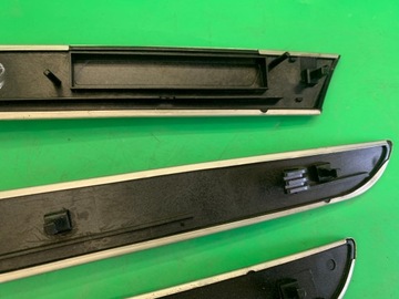 ДЕКОР НАКЛАДКИ НА ДВЕРИ МАТОВЫЕ ДАНКИ АЛЮМИНИЙ AUDI A6 C6 04-11 СЕДАН