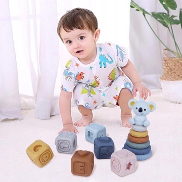 МЯГКИЕ РЕЗИНОВЫЕ БЛОКИ, ОБРАЗОВАТЕЛЬНАЯ ПИРАМИДА, ПРОРЕЗЫЧКА-ПИРАМИДА, ПОДАРОК, СЕЙФ НА 1 ГОД.