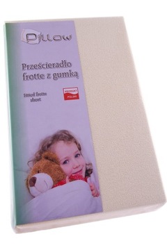 PRZEŚCIERADŁO FROTTE Z GUMKĄ 60x120 DO LÓŻECZKA