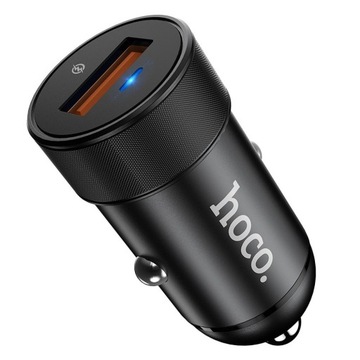 HOCO ładowarka samochodowa USB QC3.0 4A 18W Fully Power Z32A
