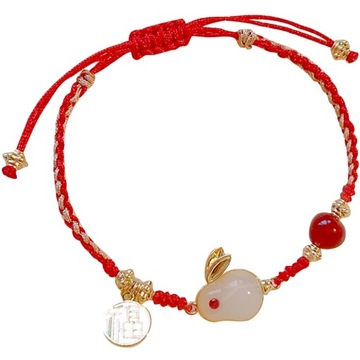 Pleciona Bransoletka Vintage Agat