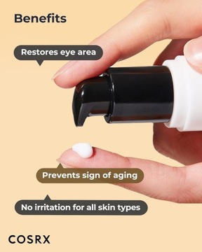 COSRX Advanced Snail Peptide Eye Cream 25 ml/Nawilżający krem pod oczy