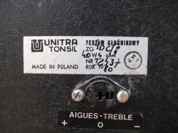 Tonsil ZG 40 C/9 ZG-40C (Altus) kolumny głośniki