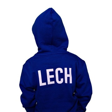 ДЕТСКАЯ ТОЛСТОВКА LECH POZNAŃ ПАЛЬТО СИНЯЯ 128