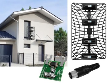 САМАЯ МОЩНАЯ ПАССИВНАЯ СЕТЧАТАЯ АНТЕННА DVB-T2 AXIN