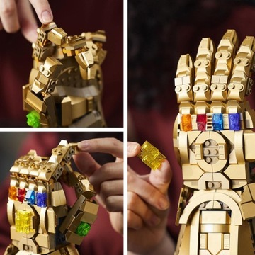 НАБОР БЛОКОВ LEGO MARVEL INFINITY GLOVE THANOS AVENGERS в ПОДАРОК