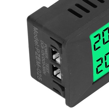 AMPEROMIERZ WOLTOMIERZ PANELOWY 50A 12V NAPIĘCIE PRĄDU ZMIENNEGO AC LCD