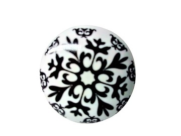 GAŁKA CERAMICZNA UCHWYT DRZWI SZAFY SZUFLADY WZÓR