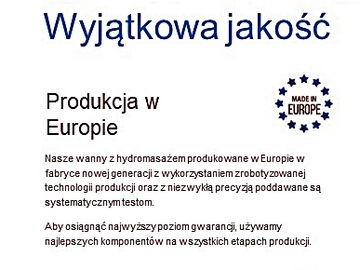 Wanna z hydromasażem jacuzzi spa ogrodowe 200x200cm model Onyx, OKA4