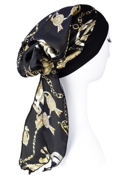 ЗАВЯЗАННАЯ ШАПОЧКА ДЛЯ ДЛИННЫХ ВОЛОС СПАЛЬНАЯ ПРОМЫЛКА