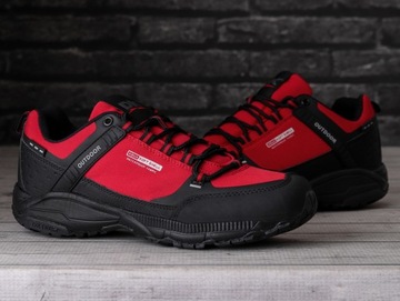 Buty męskie DK Predator Low 1096 RED SOFTSHELL