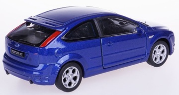 МОДЕЛЬ FORD FOCUS ST BLUE METAL WELLY 1:34/39