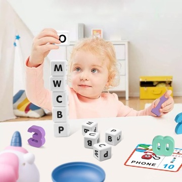 GRY LICZENIA I UTRZYMYWANIA RÓWNOWAGI JEDNOROŻEC MONTESSORI DLA DZIECI