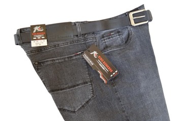 DUŻE DŁUGIE spodnie jeans pas 120-122cm W43 L32