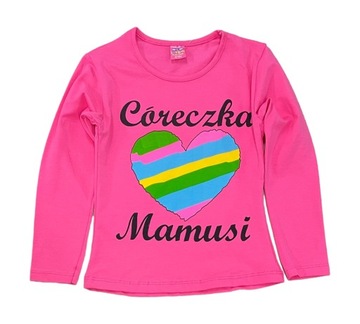 CÓRECZKA MAMUSI bluzka tshirt koszulka *122