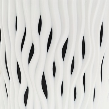 DONICZKA DONICA OSŁONKA OZDOBNA AŻUROWA 16CM SANDY BIAŁA Z WKŁADEM 1,7L