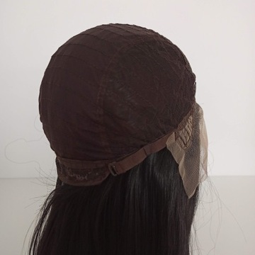 Парик LACE FRONT, черный, 40/55/80см + шапочка БЕСПЛАТНО