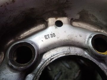 DISK OCELOVÝ VOLKSWAGEN OE 5.5" X 13" 4X100 ET 38