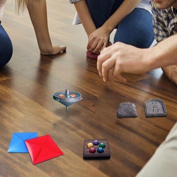 KOŚCI KOSTKI GONGGI GONGI CONGGI GONG-GI GRA SQUID GAME ZESTAW DDAKJI