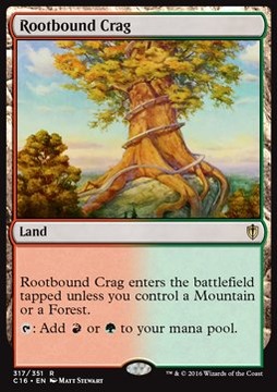 Rootbound Crag - land RG @@@@@