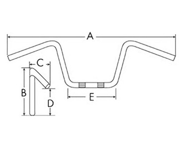 Aluminiowa Kierownica ENDURO CROSS QUAD ATV 22mm