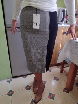 (36/S) ZARA/Ołówkowa spódnica biznesowa z Madrytu