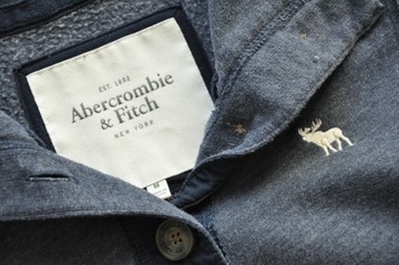 ABERCROMBIE & FITCH Granatowa bluzka z logo M