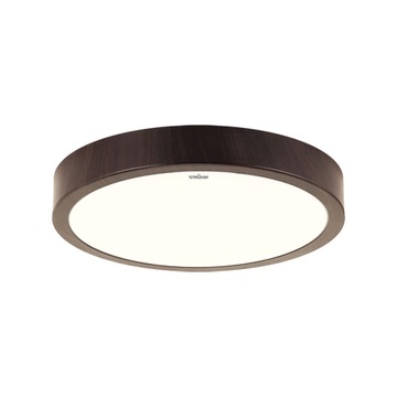 STRUHM Plafon plafoniera ATUT LED C WENGE 24W NW 04152