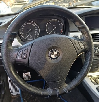 BMW 3 E91 09R FACELIFT VOLANT KŮŽE KOŽENÁ LEMOVAT
